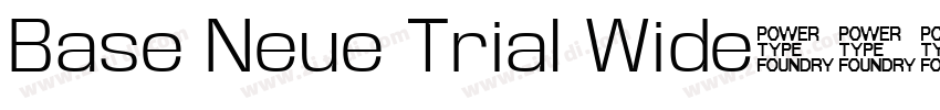Base Neue Trial Wide字体转换